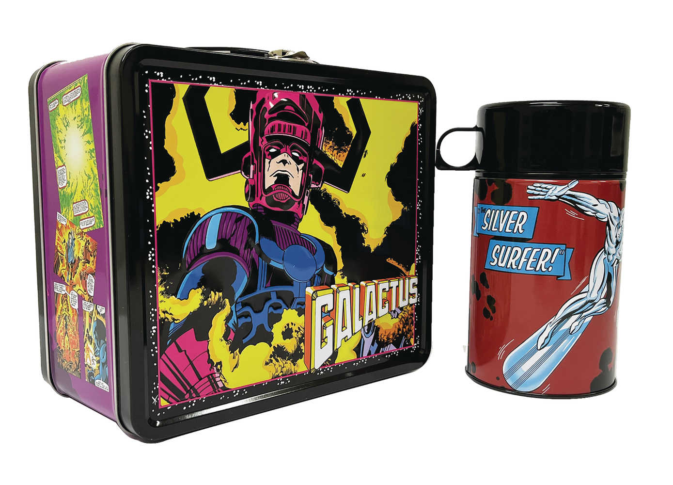 Tin Titans Marvel Galactus Previews Exclusive Lunchbox & Bev Container