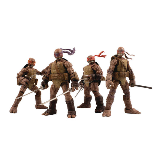 Teenage Mutant Ninja Turtles Bst Axn:  Zombie Turtles 5" Action Figure 4-Pack