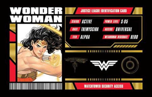 Wonder Woman Justice League Membership Card Opt-In Bundles Of 25 (Free)