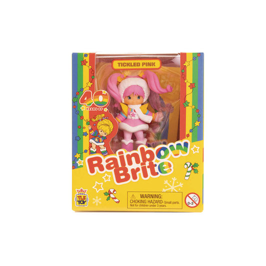 Rainbow Brite Tickled Pink 2.5" Collectible Holiday Figure