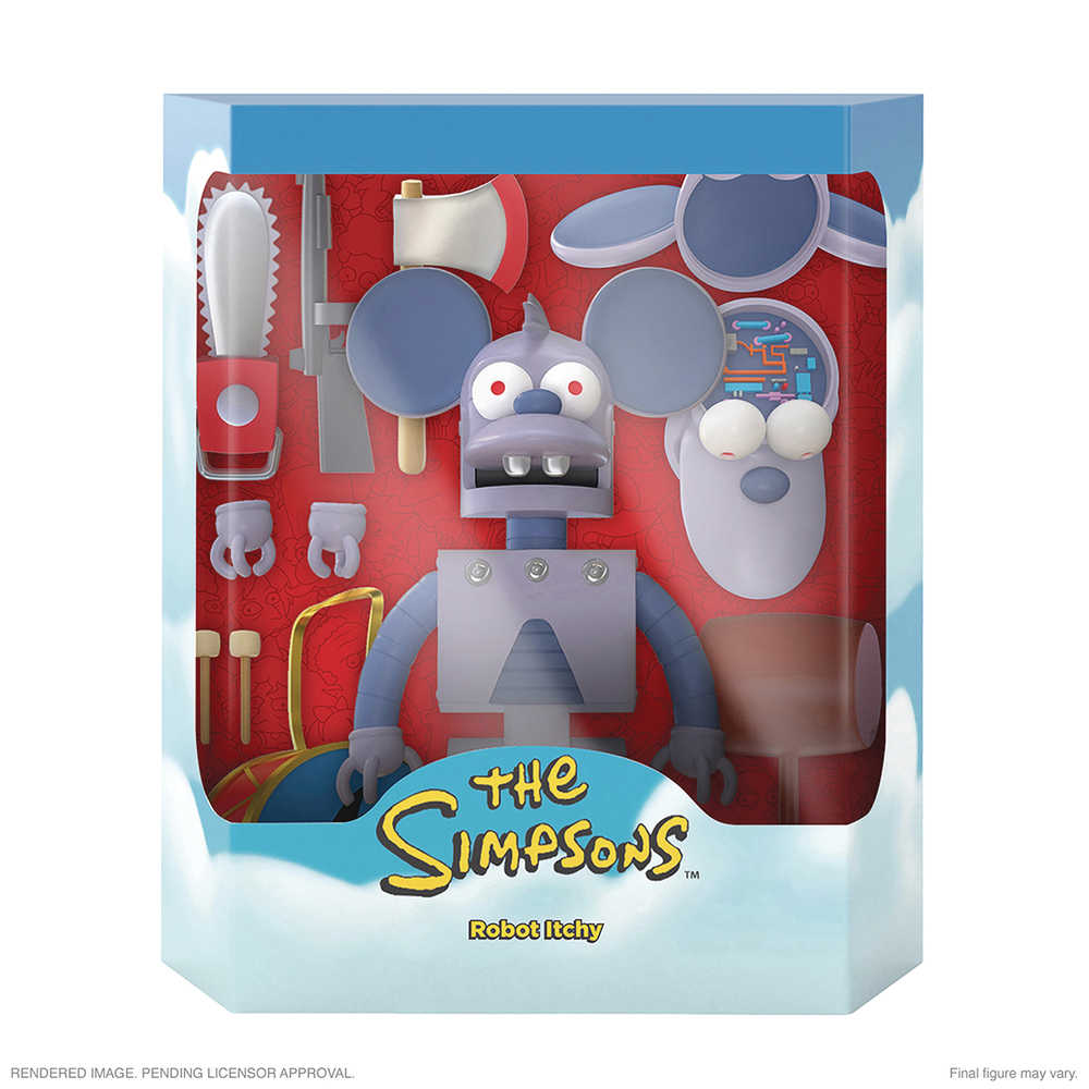 Simpsons Ultimates Robot Itchy Action Figure