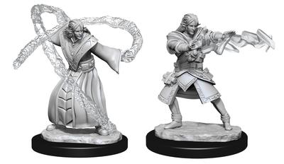 D&D: ELF WIZARD v1 (MALE) Unpainted Minis