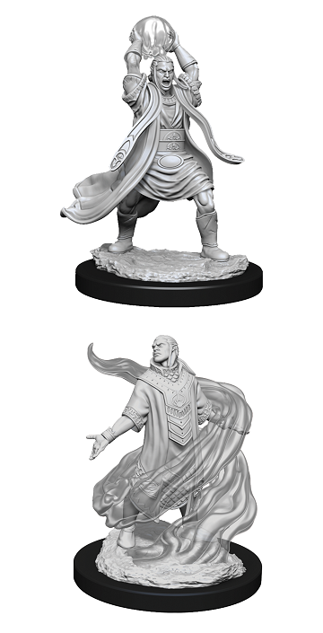 D&D: ELF SORCERER (MALE) Unpainted Minis