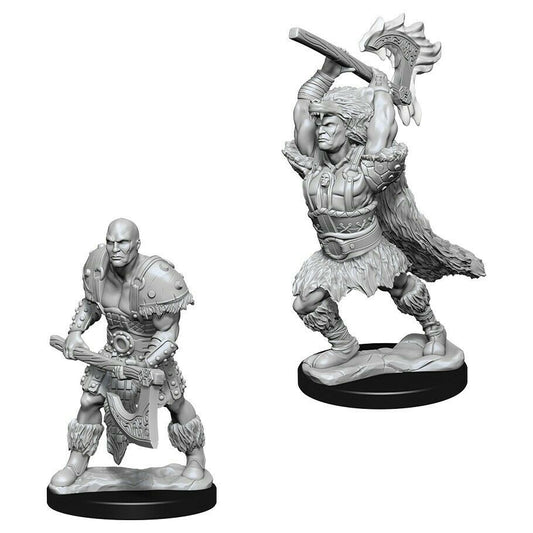 D&D: GOLIATH BARBARIAN (MALE) Unpainted Minis