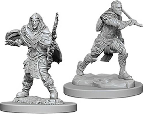 D&D: ELF FIGHTER (MALE) Unpainted Minis