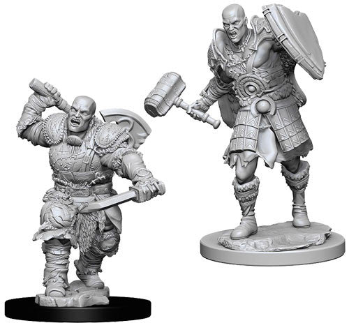 D&D: GOLIATH FIGHTER (MALE) Unpainted Minis