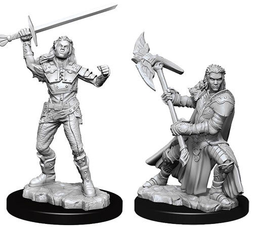 D&D: HALF-ORC FIGHTER (FEMALE) Unpainted Minis